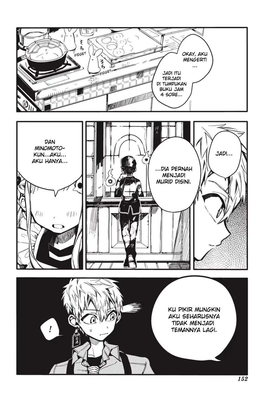 Jibaku Shounen Hanako-kun Chapter 15 Bahasa Indonesia